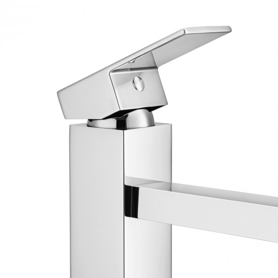 Ottimo Chrome Tall Basin Mixer Taps Bathroom Tall Taps