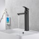 Ottimo Nero Black Tall Basin Mixer Tap Black Taps Tall Tapware