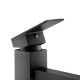 Ottimo Nero Black Tall Basin Mixer Tap Black Taps Tall Tapware