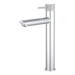 Lattice Edition Chrome Tall Basin Mixer Taps Tall Tapware Lattice Edition Chrome Tall Basin Mixer Taps Tall Tapware