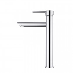 Euro Round Chrome Tall Basin Mixer Taps Tall Tapware Euro Round Chrome Tall Basin Mixer Taps Tall Tapware