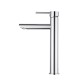 Euro Round Chrome Tall Basin Mixer Taps Tall Tapware