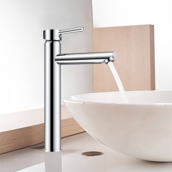Euro Round Chrome Tall Basin Mixer Taps Tall Tapware Euro Round Chrome Tall Basin Mixer Taps Tall Tapware