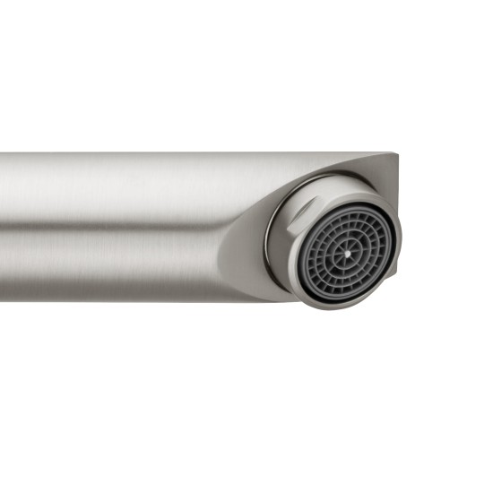 Euro Round Solid Brass Brushed Nickel Tall Basin Mixer Bathroom Vanity Tap Euro Round Solid Brass Brushed Nickel Tall Basin Mixer Bathroom Vanity Tap