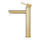 Lattice Edition Solid Brass Brushed Yellow Gold Tall Basin Mixer Bathroom Vanity Tap Lattice Edition Solid Brass Brushed Yellow Gold Tall Basin Mixer Bathroom Vanity Tap
