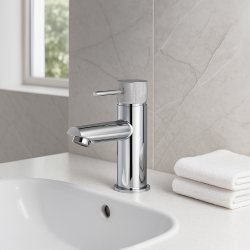 Lattice Edition Round Chrome Bathroom Basin Mixer Tap vanity Tap Lattice Edition Round Chrome Bathroom Basin Mixer Tap vanity Tap