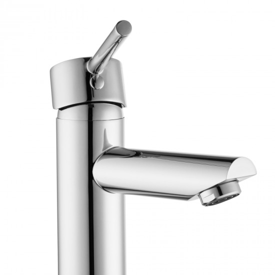 Euro Round Chrome Bathroom Basin Mixer Taps