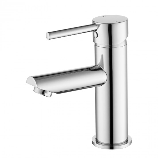 Euro Round Chrome Bathroom Basin Mixer Taps