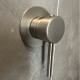 Euro 65mm Polished Chrome Solid Brass Wall Mixer for Bathtub and Basin
