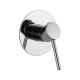 Euro Round Chrome Shower/Bath Wall Pin Mixers