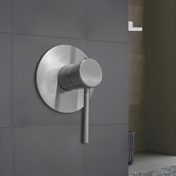 Euro Round Brushed Nickel Shower/Bath Wall Mixer Solid Brass Euro Round Brushed Nickel Shower/Bath Wall Mixer Solid Brass
