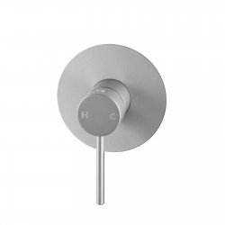 Euro Round Brushed Nickel Shower/Bath Wall Mixer Solid Brass Euro Round Brushed Nickel Shower/Bath Wall Mixer Solid Brass