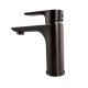 Solid Brass Gunmetal Grey Basin Mixer Tap Bathroom Vanity Tap