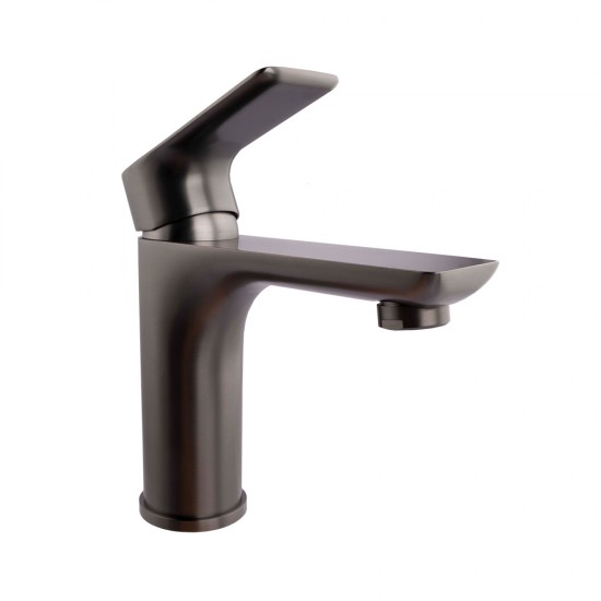 Solid Brass Gunmetal Grey Basin Mixer Tap Bathroom Vanity Tap