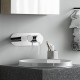 Euro Round Chrome Bathtub/Basin Wall Mixer With Spout