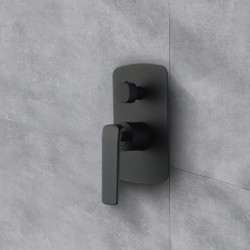 Esperia Matte Black Shower/Bath Mixer Diverter Esperia Matte Black Shower/Bath Mixer Diverter