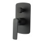 Esperia Matte Black Shower/Bath Mixer Diverter