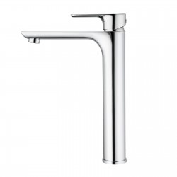 Solid Brass Chrome Tall Basin Mixer Tap Bathroom Basin Tap Solid Brass Chrome Tall Basin Mixer Tap Bathroom Basin Tap