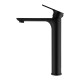 Euro Round Nero Matt Black Bathroom Basin Mixer Tap Black Tap