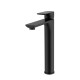 Euro Round Nero Matt Black Bathroom Basin Mixer Tap Black Tap