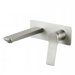 Rumia Brushed Nickel Bathtub Spout Basin Wall Mixer With Spout Water Spout Rumia Brushed Nickel Bathtub Spout Basin Wall Mixer With Spout Water Spout