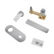 Chrome Bathtub/Basin Wall Mixer With Spout Wall Mounted Chrome Bathtub/Basin Wall Mixer With Spout Wall Mounted