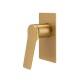 Rumia Brushed Yellow Gold Solid Brass Shower/Bath Wall Mixer Wall Mounted