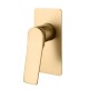 Rumia Brushed Yellow Gold Solid Brass Shower/Bath Wall Mixer Wall Mounted