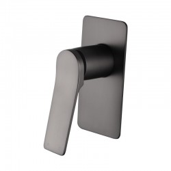 Rumia Brushed Gunmetal Grey Bath/Shower Wall Mixer Rumia Brushed Gunmetal Grey Bath/Shower Wall Mixer