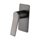 Rumia Brushed Gunmetal Grey Bath/Shower Wall Mixer