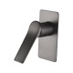 Rumia Brushed Gunmetal Grey Bath/Shower Wall Mixer