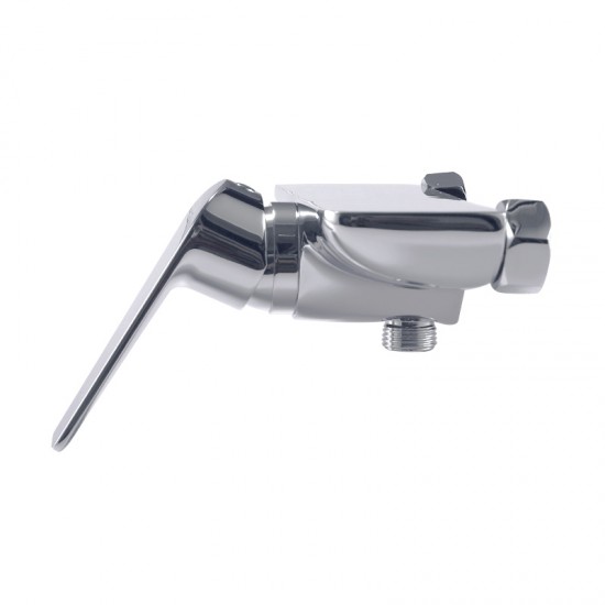 Chrome External Shower/Bath Wall Mixers Tapware