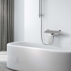 Chrome External Shower/Bath Wall Mixers Tapware Chrome External Shower/Bath Wall Mixers Tapware