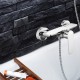 Chrome External Shower/Bath Wall Mixers Tapware