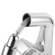 Chrome 360° Swivel  Pull-out Spout Basin Mixer Tap