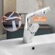 Chrome 360° Swivel  Pull-out Spout Basin Mixer Tap