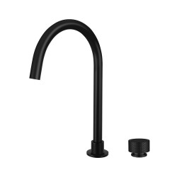 Diamora Progressive Hob Kitchen Sink Mixer Set Gooseneck Basin Mixer Tap Matte Black Diamora Progressive Hob Kitchen Sink Mixer Set Gooseneck Basin Mixer Tap Matte Black