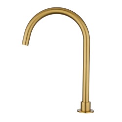 Diamora Progressive Hob Kitchen Sink Mixer Set Gooseneck Basin Mixer Tap Brushed Yellow Gold Diamora Progressive Hob Kitchen Sink Mixer Set Gooseneck Basin Mixer Tap Brushed Yellow Gold