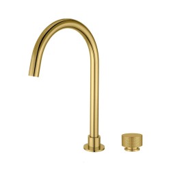 Diamora Progressive Hob Kitchen Sink Mixer Set Gooseneck Basin Mixer Tap Brushed Yellow Gold Diamora Progressive Hob Kitchen Sink Mixer Set Gooseneck Basin Mixer Tap Brushed Yellow Gold