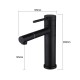 Bathroom Matte Black Basin Mixer Tap Swivel Nozzle Faucet Stainless Steel Bathroom Matte Black Basin Mixer Tap Swivel Nozzle Faucet Stainless Steel