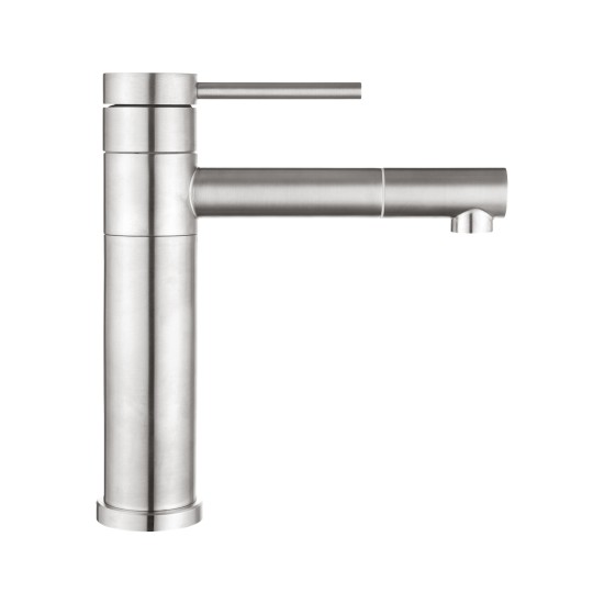 Bathroom Brushed Nickel Basin Mixer Tap Swivel Nozzle Faucet Stainless Steel Bathroom Brushed Nickel Basin Mixer Tap Swivel Nozzle Faucet Stainless Steel