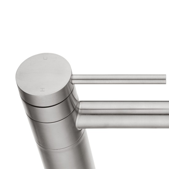 Bathroom Brushed Nickel Basin Mixer Tap Swivel Nozzle Faucet Stainless Steel Bathroom Brushed Nickel Basin Mixer Tap Swivel Nozzle Faucet Stainless Steel