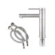 Bathroom Brushed Nickel Basin Mixer Tap Swivel Nozzle Faucet Stainless Steel Bathroom Brushed Nickel Basin Mixer Tap Swivel Nozzle Faucet Stainless Steel