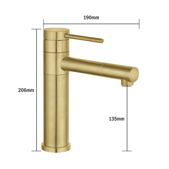 Bathroom Brushed Yellow Gold Basin Mixer Tap Swivel Nozzle Faucet Stainless Steel Bathroom Brushed Yellow Gold Basin Mixer Tap Swivel Nozzle Faucet Stainless Steel