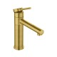 Bathroom Brushed Yellow Gold Basin Mixer Tap Swivel Nozzle Faucet Stainless Steel Bathroom Brushed Yellow Gold Basin Mixer Tap Swivel Nozzle Faucet Stainless Steel