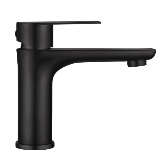 Stainless Steel Bathroom Sink Vanity Basin Mixer Tap Counter Top Faucet Matte Black Stainless Steel Bathroom Sink Vanity Basin Mixer Tap Counter Top Faucet Matte Black