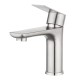 Stainless Steel Bathroom Sink Vanity Basin Mixer Tap Counter Top Faucet Brushed Nickel Stainless Steel Bathroom Sink Vanity Basin Mixer Tap Counter Top Faucet Brushed Nickel