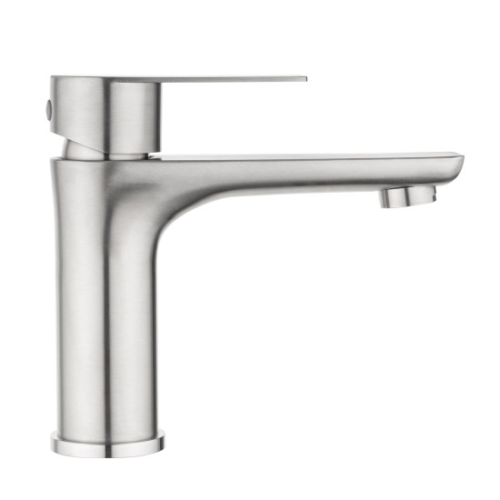 Stainless Steel Bathroom Sink Vanity Basin Mixer Tap Counter Top Faucet Brushed Nickel Stainless Steel Bathroom Sink Vanity Basin Mixer Tap Counter Top Faucet Brushed Nickel