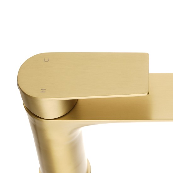 Stainless Steel Bathroom Sink Vanity Basin Mixer Tap Counter Top Faucet Gold Stainless Steel Bathroom Sink Vanity Basin Mixer Tap Counter Top Faucet Gold