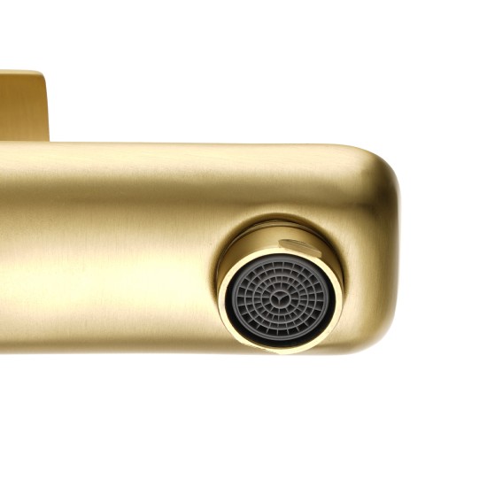 Stainless Steel Bathroom Sink Vanity Basin Mixer Tap Counter Top Faucet Gold Stainless Steel Bathroom Sink Vanity Basin Mixer Tap Counter Top Faucet Gold